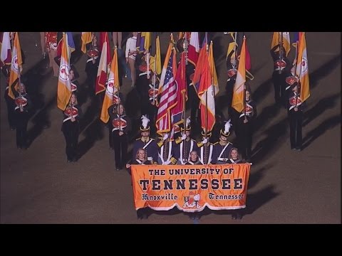 UT Pride of the Soiuthland Marching Band performs during President Donald Trump's Inauguration Parad