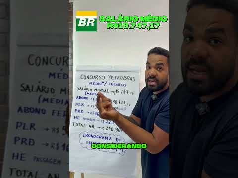 👷‍♂️Petrobras 2025 Competition for Intermediate/Onboard Technician Level! Check the salary.