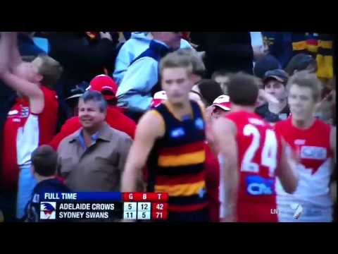 Last 41 seconds Sydney Swans vs Adelaide Crows First Qualifying Final 2012