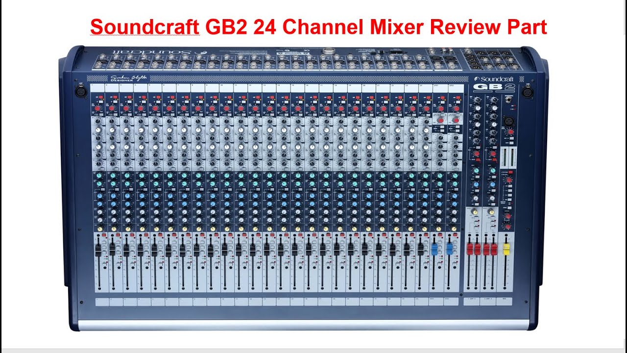#soundcraft#mixer#gb2 Soundcraft GB2 24 Channel Mixer Review Part I Warranty Details