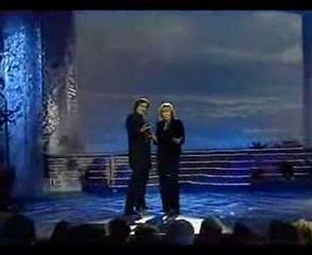 Vladimir Hron with Hana Zagorova - impersonating Drupi