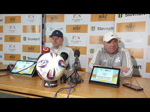 Pozápasová tlačová konferencia I KFC Komárno _ŠK Slovan Bratislava I 29.10. 2025 