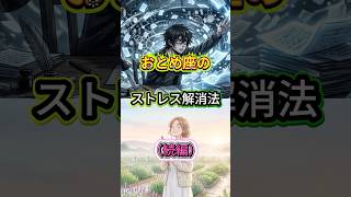 おとめ座のストレス解消法（続編）