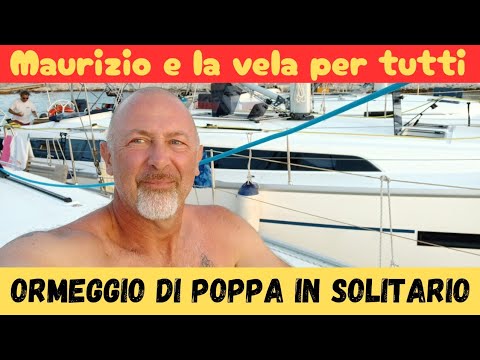 SOLO SAILING - STERN-TO MOORING WITH BOW MOORING BUOY⚓🚢 #sailboat #sailing
