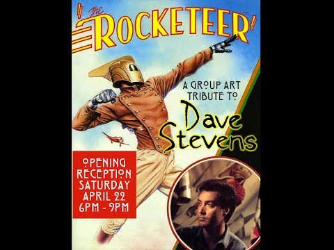 Rocketeer Group Art Show Tribute to Dave Stevens 2017