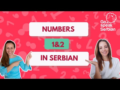 Learn Serbian: Numbers One and Two