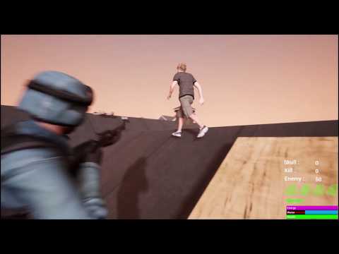 Unreal Engine : shotgun test experimental.