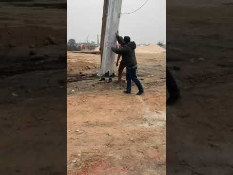 Mild Steel Polygonal 25 Meter High Mast Lighting Pole, For Highway