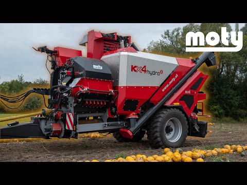 Moty KX4 HydroS pumpkin seed harvester