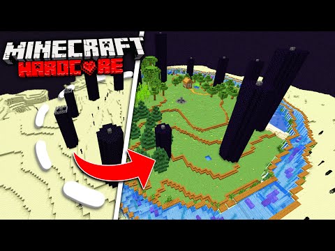 Minecraft Hardcore: End Transformed Into Overworld!