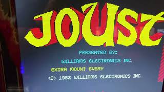 Arcade1up Joust Cabinet Monitor Spots