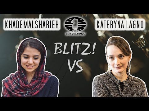 Dramatic fight in Sarasadat Khademalsharieh vs Kateryna Lagno / Blitz / 2018