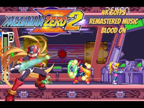 Megaman Zero 2 Full Playthrough - Remastered Music and Blood Restored (4k 60fps)