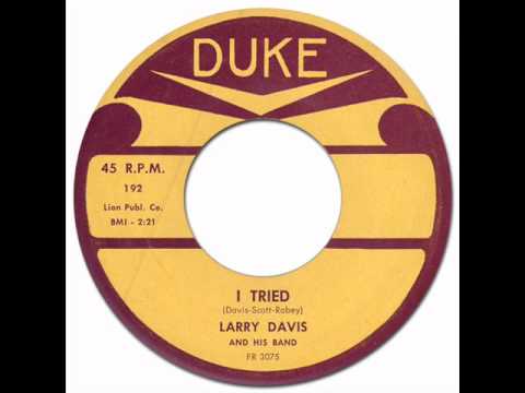 Rockin' Blues - Fenton Robinson(g) * I TRIED - Larry Davis [Duke #192] 1958