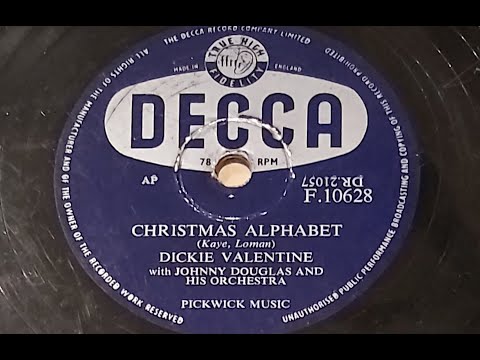 Dickie Valentine 'Christmas Alphabet'  1955 78 rpm
