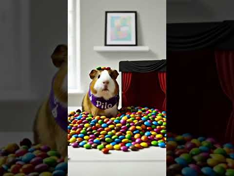 "When Candy Takes Over 🍬 | The Pilo Tales-Day 4" | #candy #cuteanimals #sweet