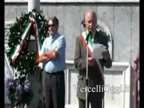 Roasio: Commemorazione dell'eccidio dell'9 agosto 1944