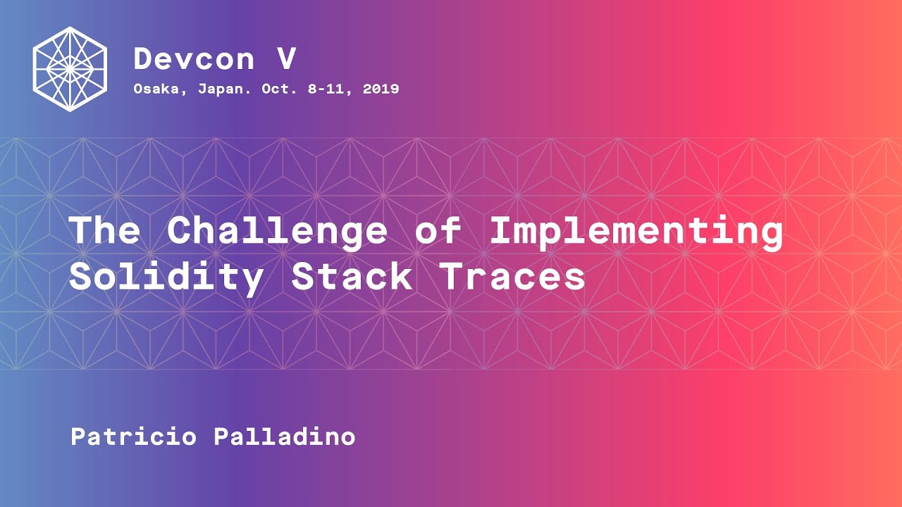 The challenge of implementing Solidity stack traces preview