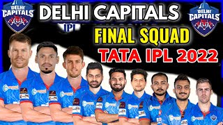 IPL Auction 2022 | Delhi Capital Final Squad So Far | Delhi Capitals Players List 2022 | IPL 2022