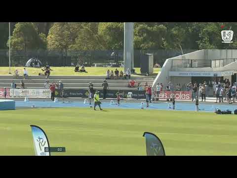 U9 Boys 200m Timed Final 1: 2022 Commonwealth Bank State Track and Field Championships // LAVicTV