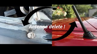 Honda S2000 Antenna delete!
