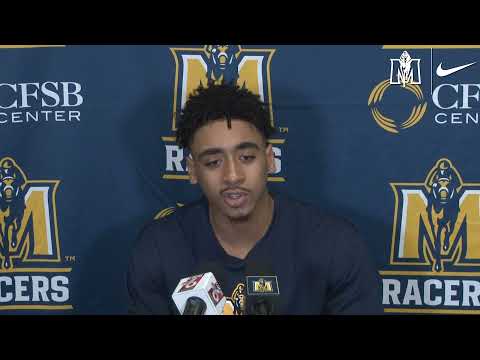 Racers Men's Basketball | Carter Collins Postgame Press Conference | 11-9-2021