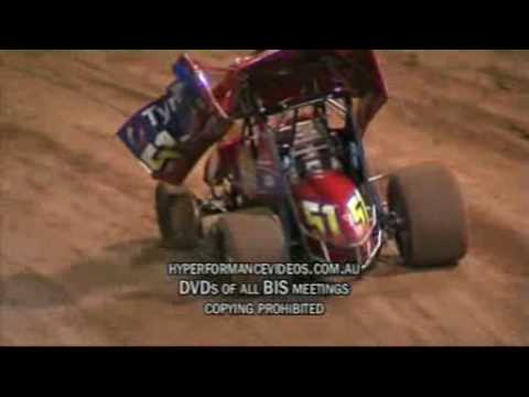 Highlights of QSS Sprintcar Series Rd 11  by Hyperformance Videos from 22 May 2010 at BIS