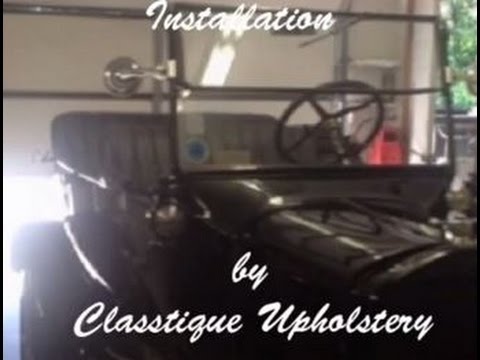 1923 - 1925 Ford Model T Touring Top Installation Video