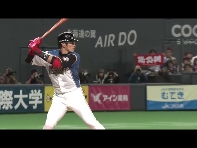 【9回裏】諦めない!! ファイターズ・陽 初球を捉え今日2本目のヒット!! 2016/10/15 CS Final F-H