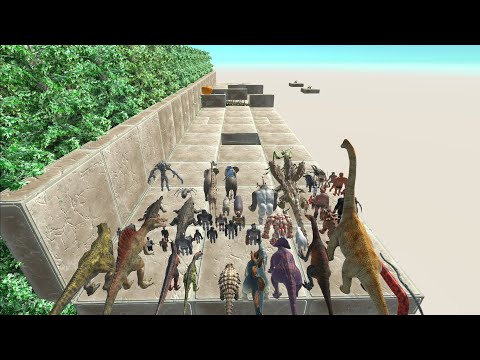 DINOSAUR RACE 8 - PART 2 - Animal Revolt Battle Simulator