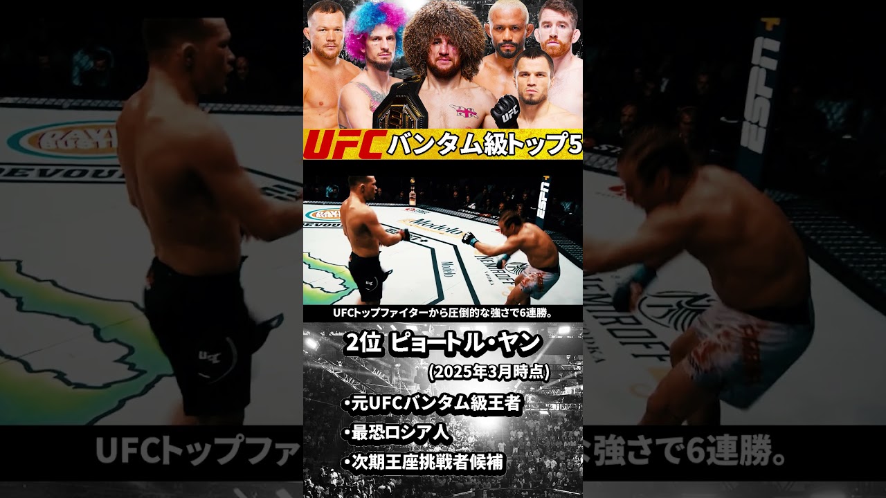 【UFCバンタム級2位】『ピョートル・ヤン』(2025年3月時点)