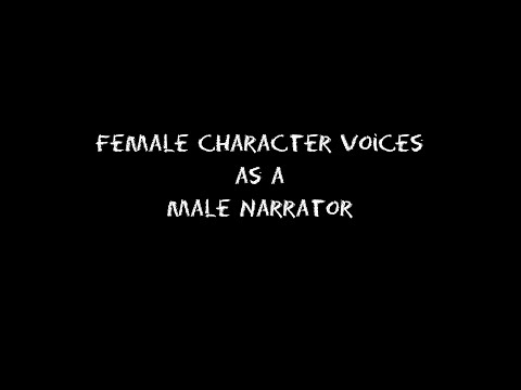 Female Voices as a Male Audiobook Narrator
