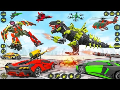 Dino robot car transformer game |Android ios Gameplay