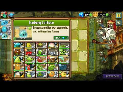 Plants vs Zombies - Temple of Bloom - level 600