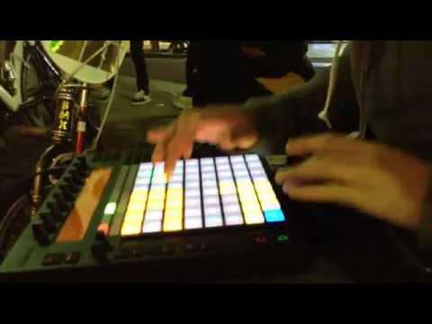 Live beats in Kyoto - Ally Mobbs on push