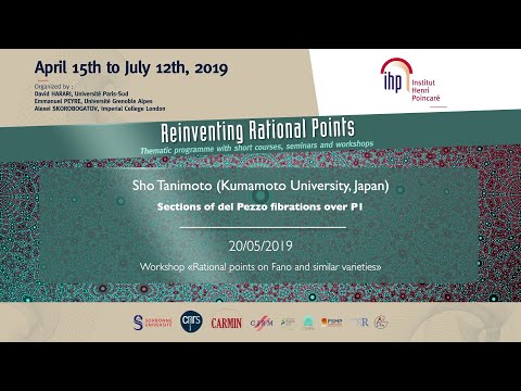 Sections of del Pezzo fibrations over P1 - Tanimoto - Workshop 1 - CEB T2 2019