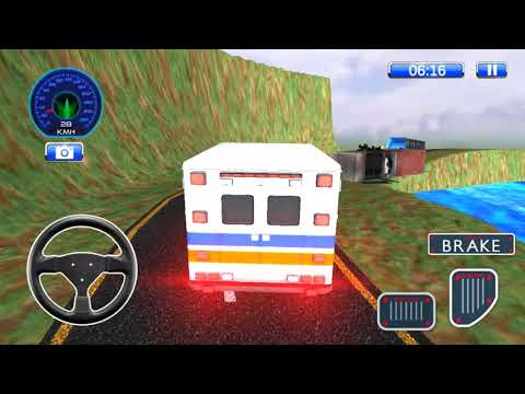Crazy Ambulance Rescue Service In The Emergency Game 3D #51 - New Ambulance Driving GamePlay