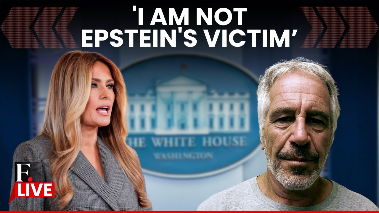 LIVE: 'Epstein Didn't Introduce Me To Trump' Melania Trump Denies Connection with Sex Offender