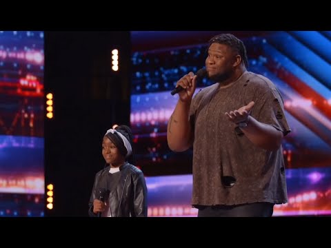 Jojo and His Niece Bri Duet "Ain't No Mountain High Enough" | Auditions | AGT 2022