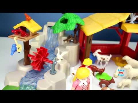 Huge Playmobil Children's Zoo Building Toy Sets For Kids