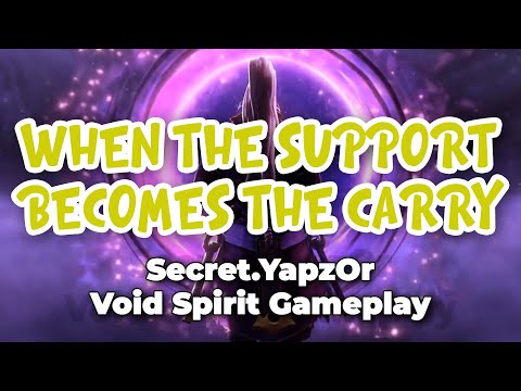 When YapzOr Support Void Spirit Becomes the Carry! Dota 2 Void Spirit Gameplay | Secret vs B8
