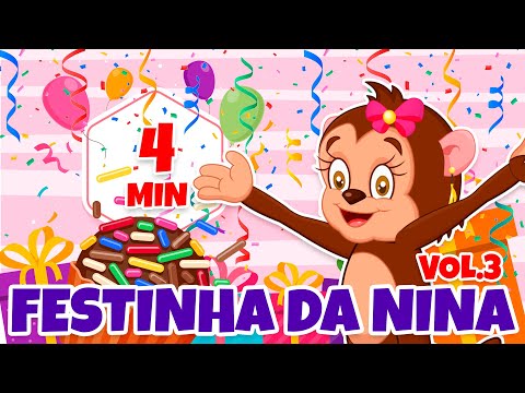 Festinha da Nina Vol. 3 - Giramille 4 min | Desenho Animado Musical