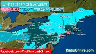 Major Snow May Hit Baltimore Monday Night or Tuesday (Diamond K Show)