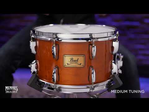 Pearl M1270 12x7" Maple Soprano Snare Drum 2010s - Liquid Amber image 5