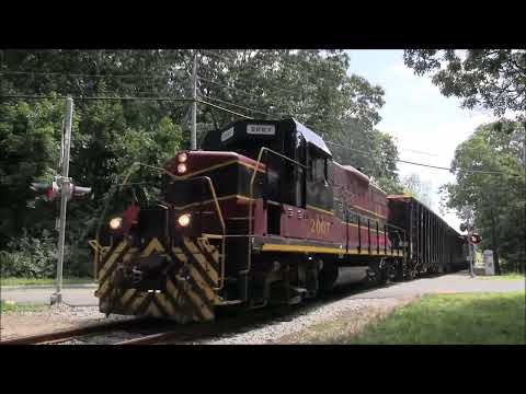 Mass Coastal 2007 on the Otis train - Save the Falmouth Secondary Rail Line - 8/9/2023