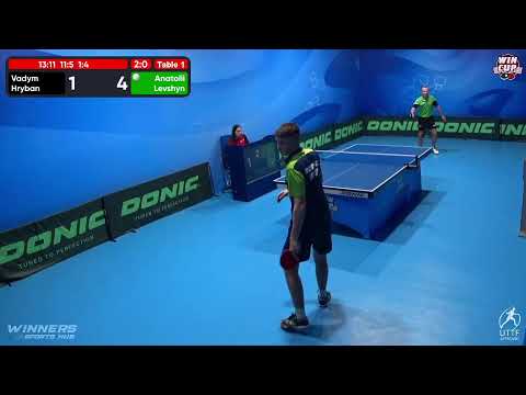 23:30 Vadym Hryban 3 - 0 Anatolii Levshyn West 5 WIN CUP 03.11.2022 | TABLE TENNIS WINCUP