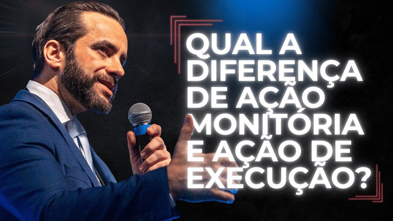 Qual a diferença de ação monitória e ação de execução?