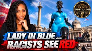 Trafalgar Square’s “Lady in Blue” Statue Unveiled — Then the Racist Backlash ERUPTED