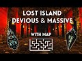Lost Island Artifact of Devious & Massive Walkthrough with custom map of maze. Speed and Loot Run.