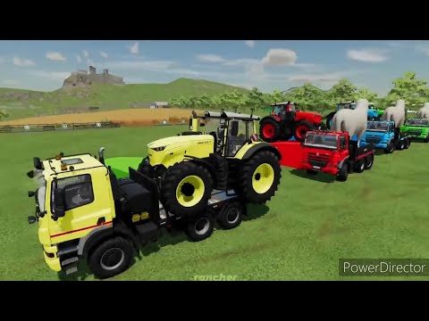 LOADING OF// GIANT //SHEEP WITH FEND// 1038 COLOR// TRACTORS// TRANSPORTATION//#Farming